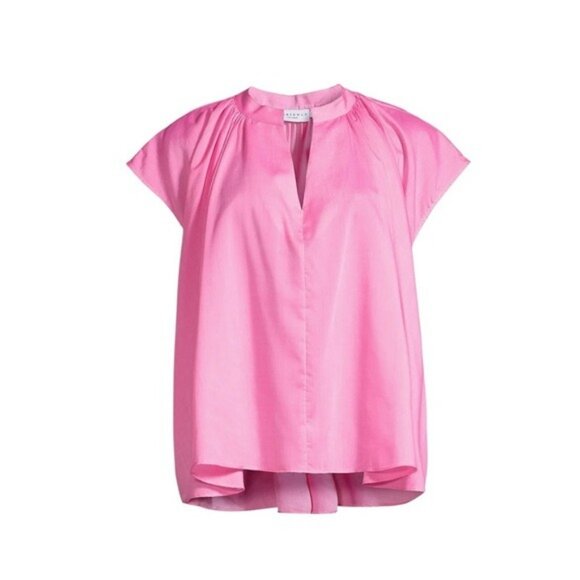 🌻NEW w/tags Anthropologie Harshman Pink Finch Blouse Size 2X - Picture 3 of 12